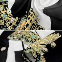 Women's Casual Blazer with Front Opening, Long Sleeves, Double-Breasted Design, Vintage Printed Plaid, Slim Fit Women's Blazer