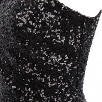 Women's Asymmetric Ribbon Gradient Sequin Mermaid Long Prom Dress