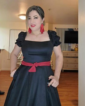 puff short sleeve dress