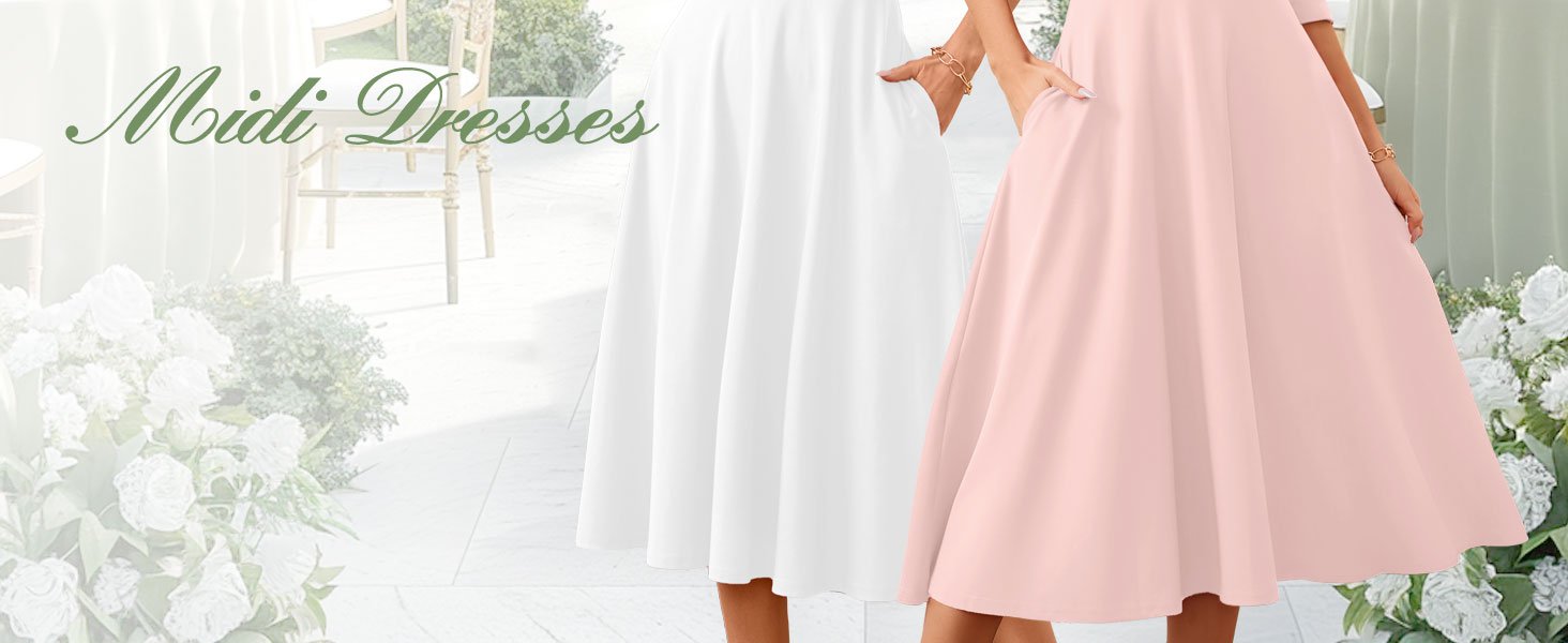 Summer Midi Dresses for women