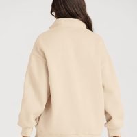 Women's Hoodie, Polyester Heathered Zip-up Hoodie, Sports
