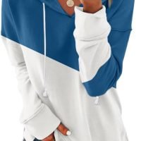Women Casual Hoodie Long Sleeves Fashion Pullover Sweatshirts Loose Fit Tunic Winter Tops Comy Shirts