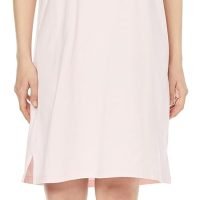 Short Sleeve Round Neck Cotton USA Script Logo Dress Women's Basic